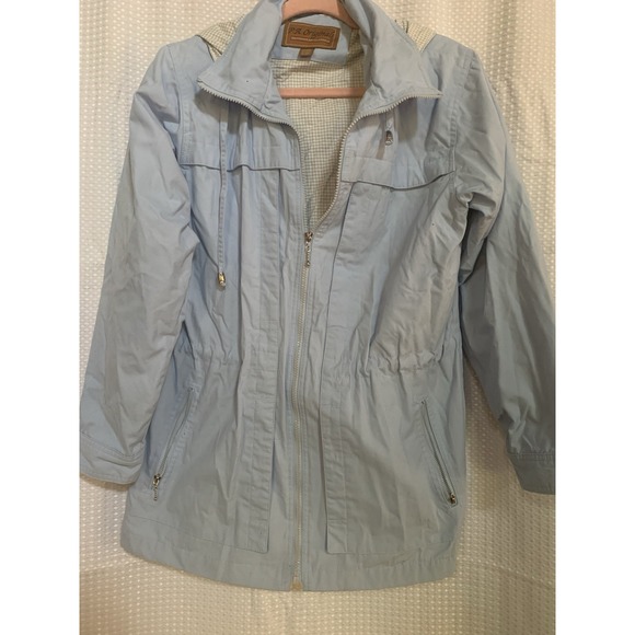 PA Originals Jackets & Blazers - PA Originals Outerwear Classics Womens Medium Light Blue Windbreaker Jacket‎
